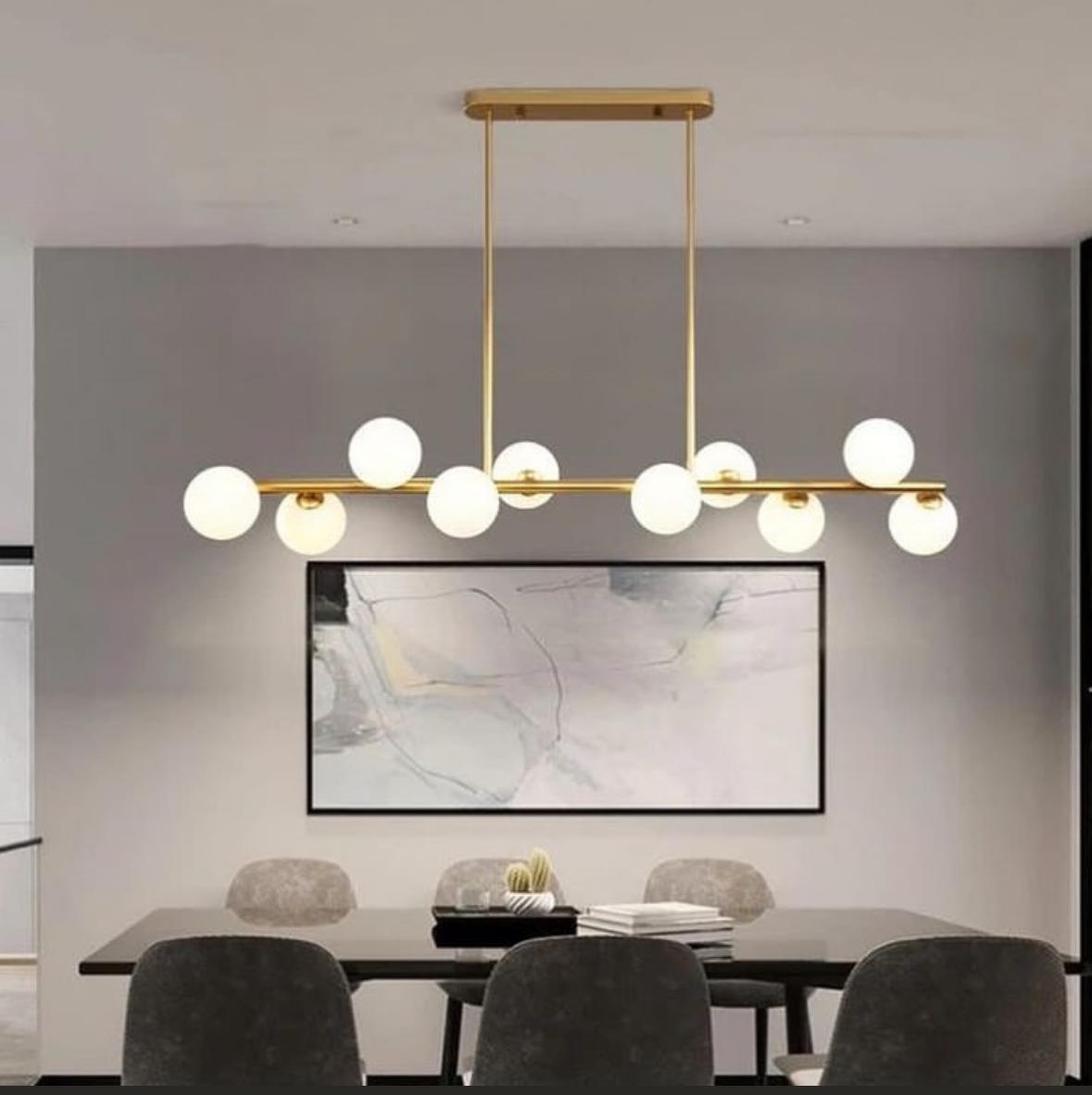 Lampar Colgante LED Decorativo 10 luces Titan