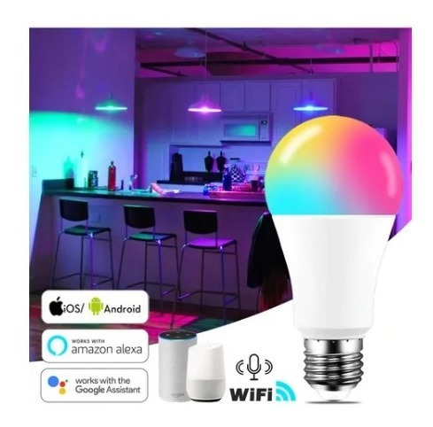 Bombillo LED Smart wifi RGB