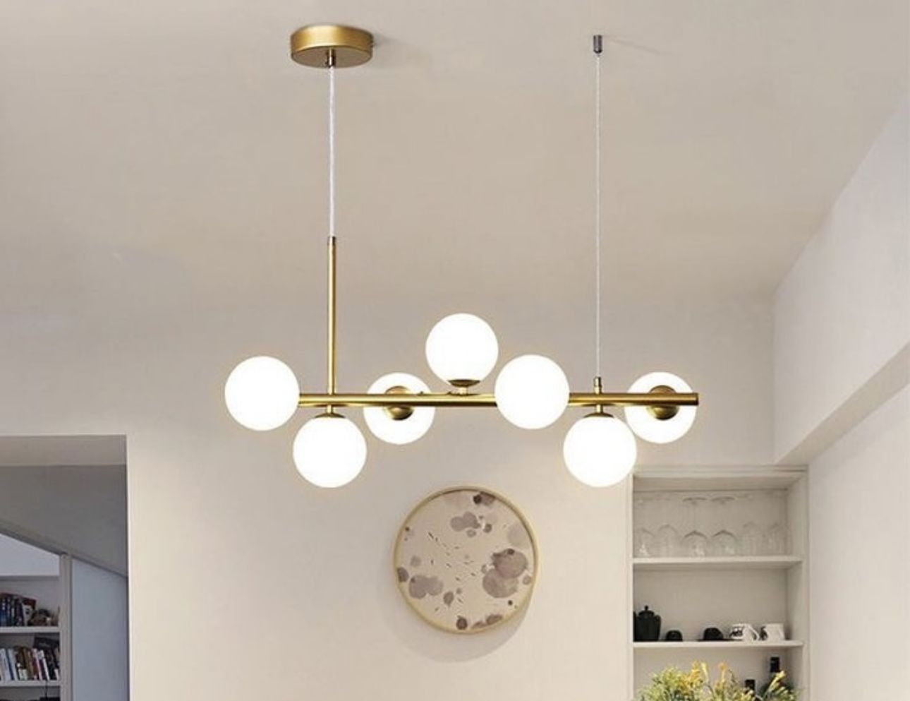 Lampara Colgante LED 7 Luces Titán