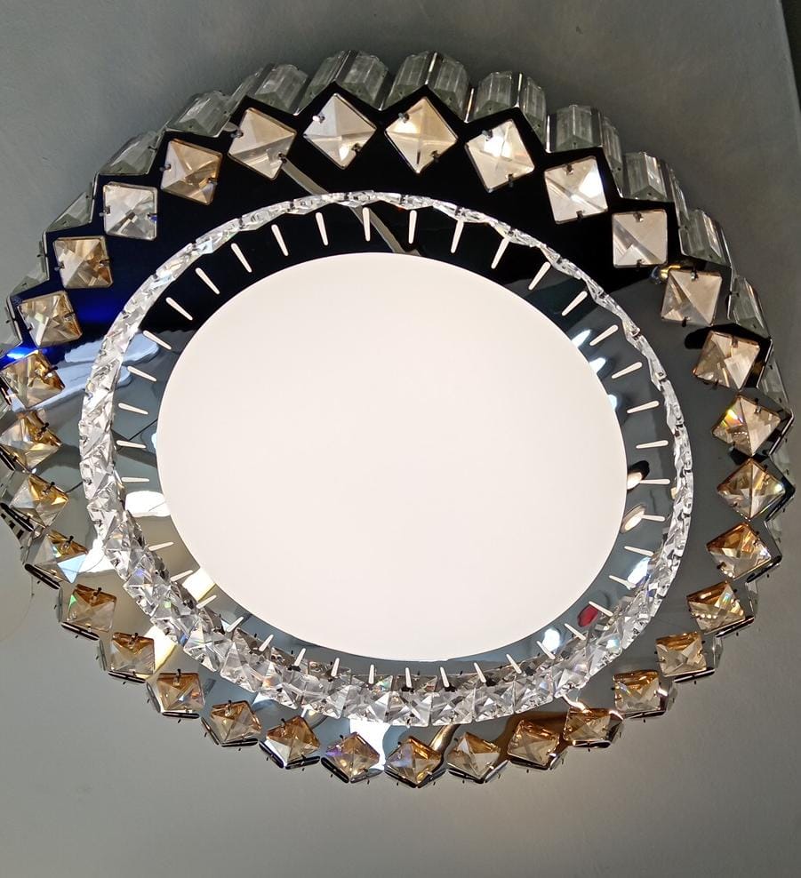 Plafon para Lampara Led Techo Cristal 3 Tonos