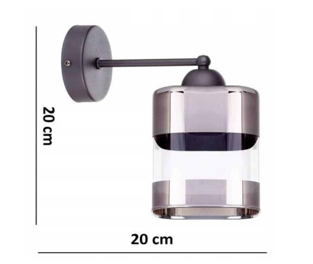 Lampara Aplique Pared Cromo
