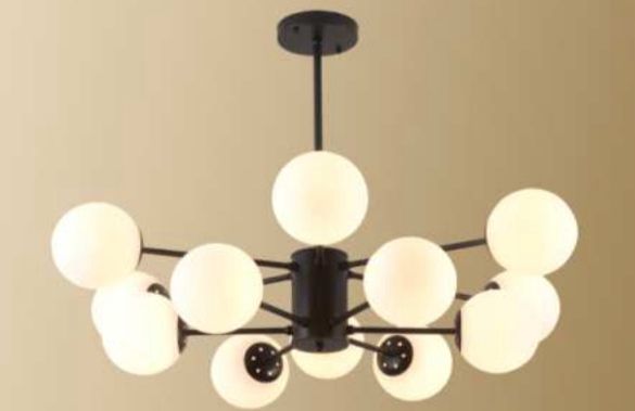 Lampara De Techo 12 Bombonas