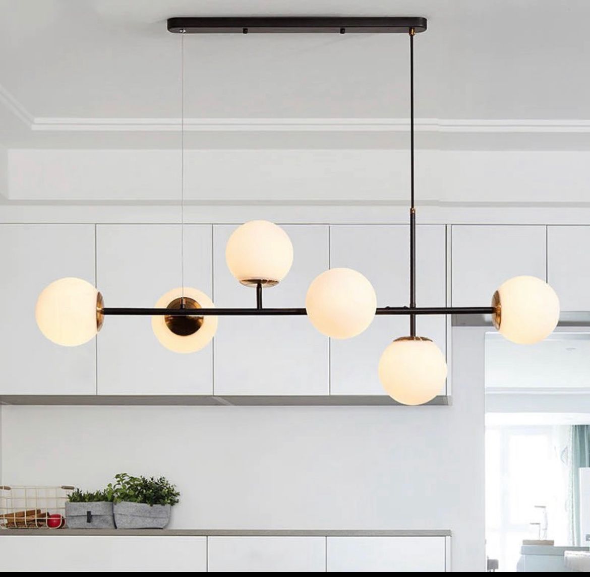 Lámpara LED Decorativa Moderna 6 Bombonas