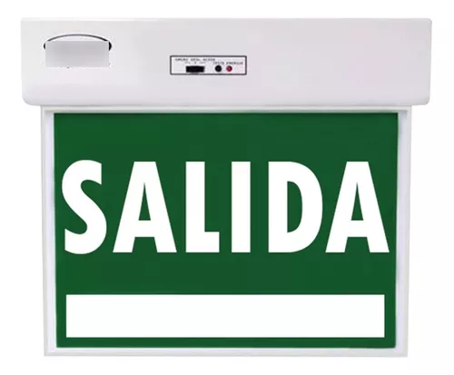 Aviso SALIDA Emergencia Luminoso