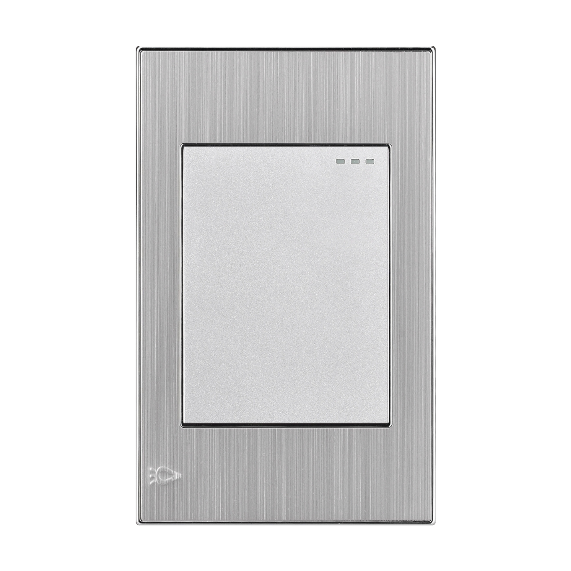 Interruptor Sencillo Conmutable Stainless