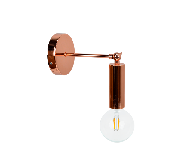 Aplique Decorativo Pared Oro Rosa