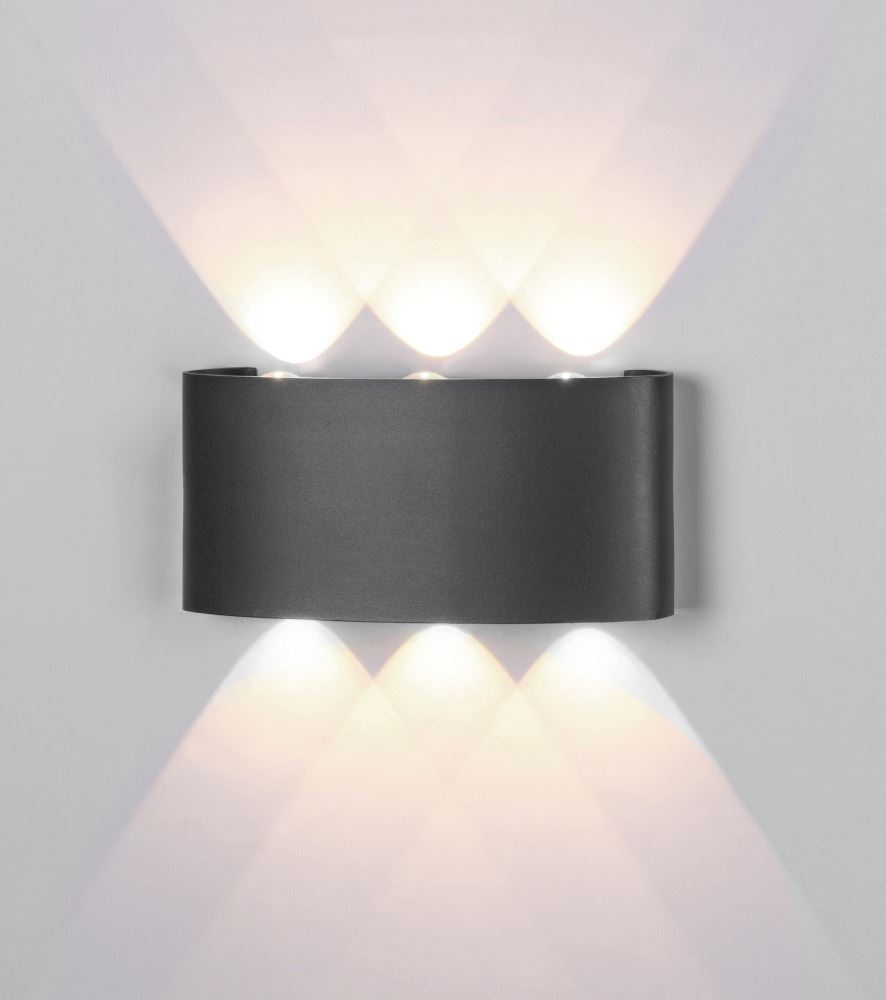 Lámpara Led Penumbra Aplique Decorativo Pared 6W