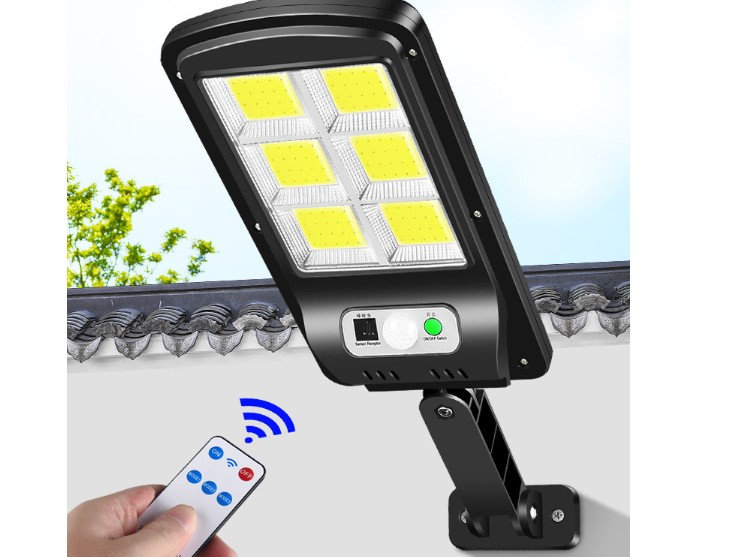 Lámpara Led Solar 30W Con Brazo